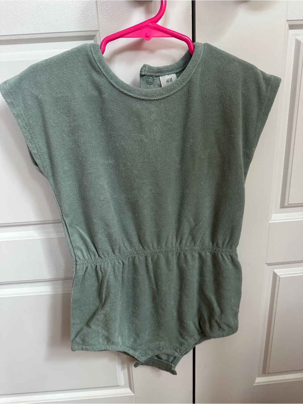 Baby Girl H & M Terry Cloth Romper
